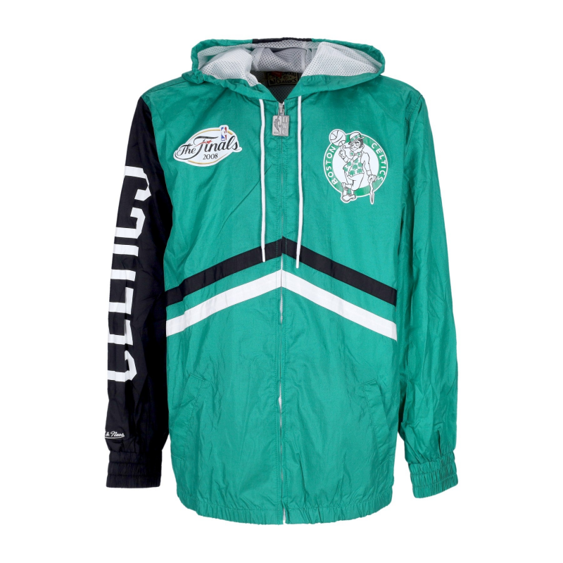 Herren-Windbreaker NBA Undeniable Full Zip Windbreaker Hardwood Classics Boscel Kelly Green