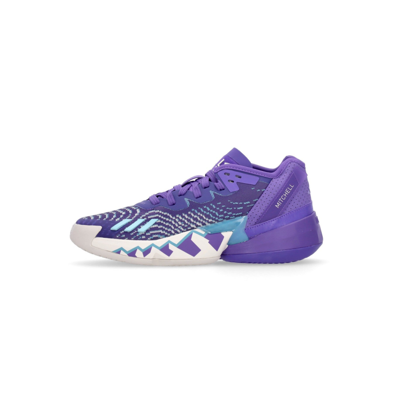 D.o.n. Herren-Basketballschuh Ausgabe 4 Purple Rush/off White/klares Aqua