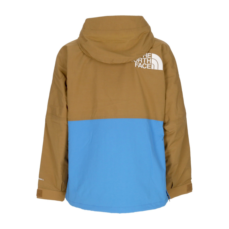 Pull-on-Windjacke 78 Low-Fi Hi-tek Windjammer fur Herren, Utility Brown/Super Sonic Blue