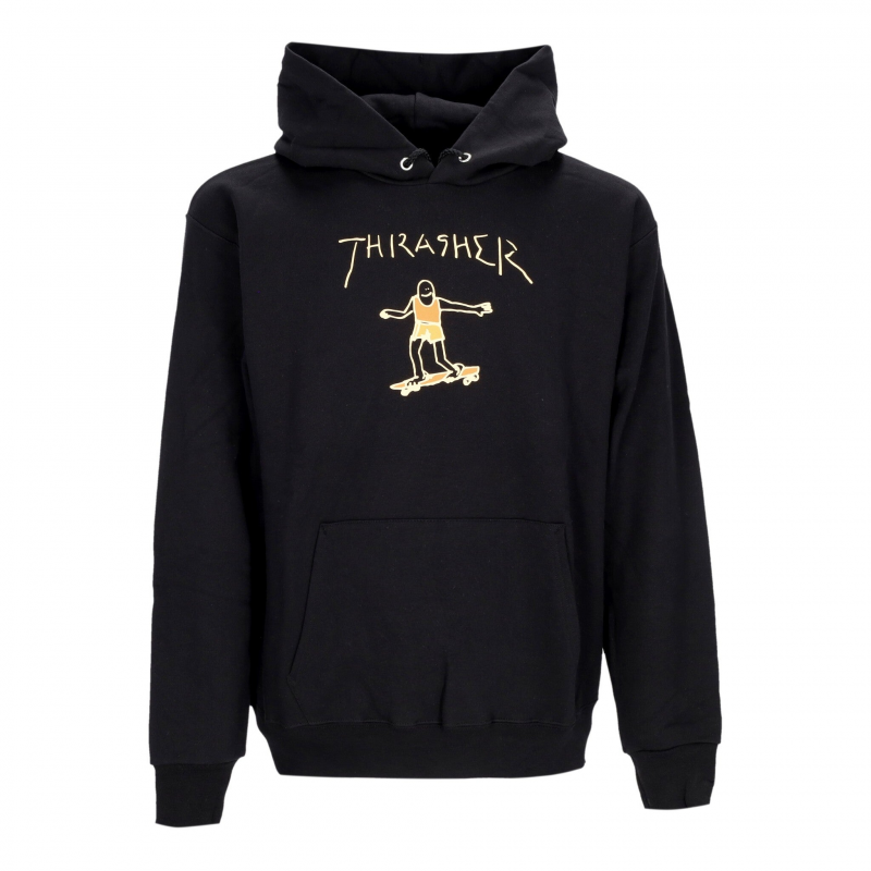 Gonz Hoodie Herren Kapuzenpullover Schwarz/Braun