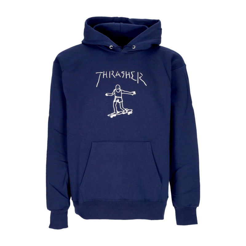 Gonz Hoodie Herren Kapuzenpullover Marine/WeiB