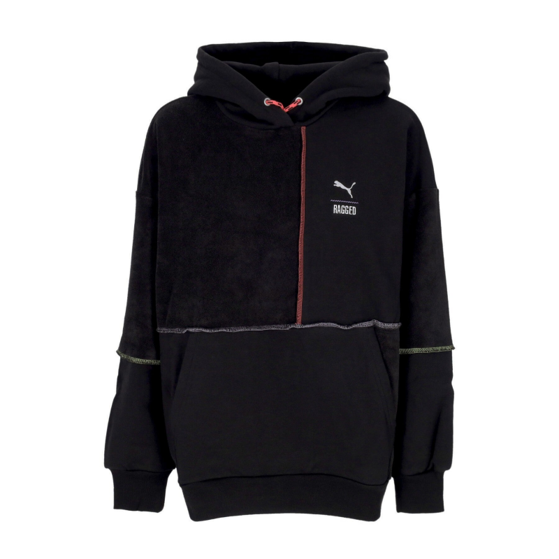 Damen Leichter Kapuzenpullover Hoodie X The Ragged Priest Schwarz