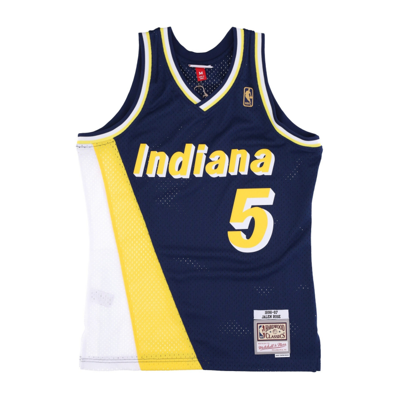 Herren-Basketball-Tanktop Nba Swingman Jersey Hardwood Classics Nr. 05 Jalen Rose 1996–97 Indpac