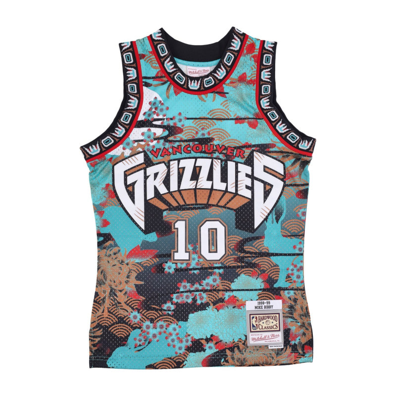Herren-Basketball-Tanktop Nba Ah Swingman-Trikot 5.0 Hardwood Classics 1998 Nr. 10 Mike Bibby Vangri