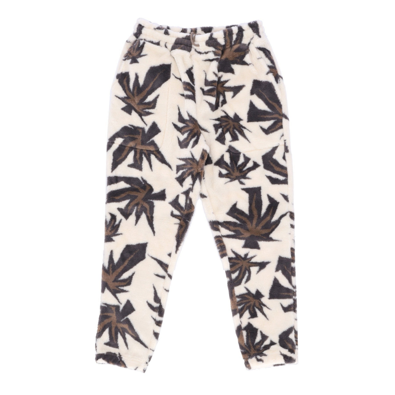 Lowell Herren Bear Jacquard Sherpa Hose Natur