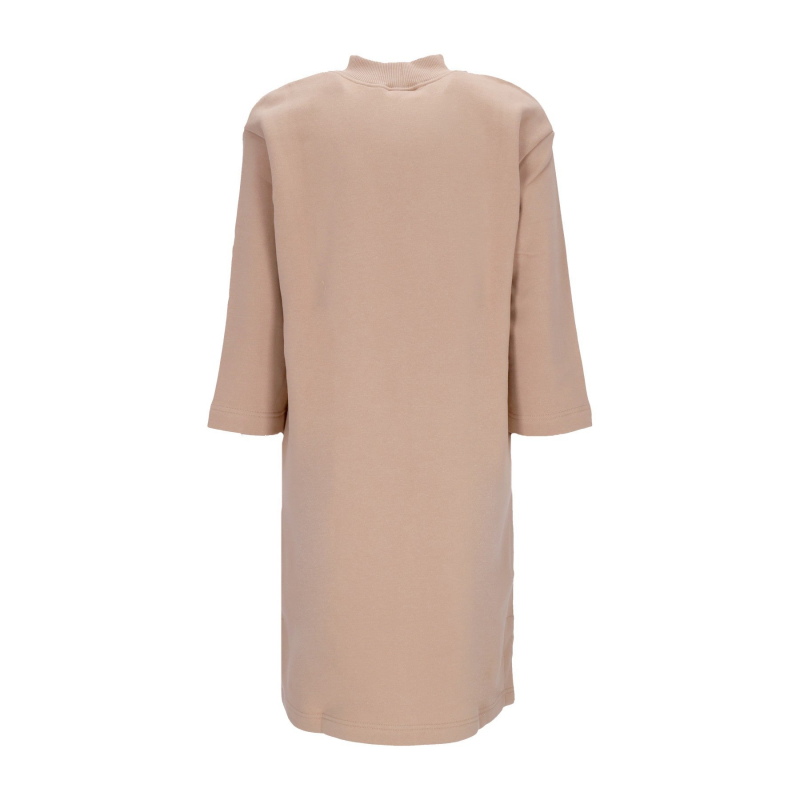 Damen-Sportbekleidungskleid Phoenix Fleece 3/4-Armelkleid mit ubergroBen Armeln Hanf/Segel