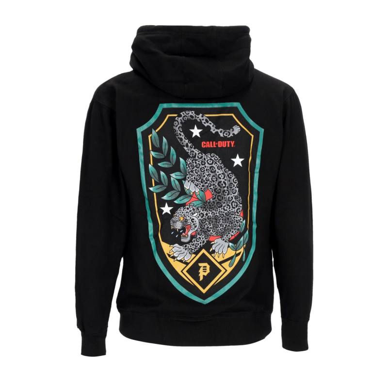 Herren Kapuzenpullover Schwarz Jaguar Zip Hoodie X Call Of Duty Schwarz