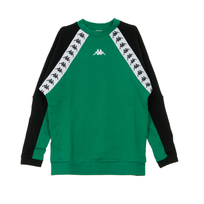 Authentisches Herren-Sweatshirt mit Rundhalsausschnitt Barmis Grun/Schwarz/WeiB