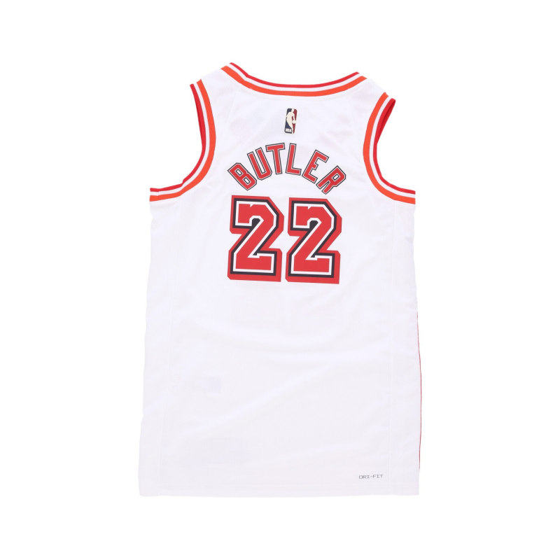 Herren-Basketball-Tanktop NBA 22 Dri-Fit Swingman-Trikot Hardwood Classics Nr. 22 Jimmy Butler Miahea WeiB