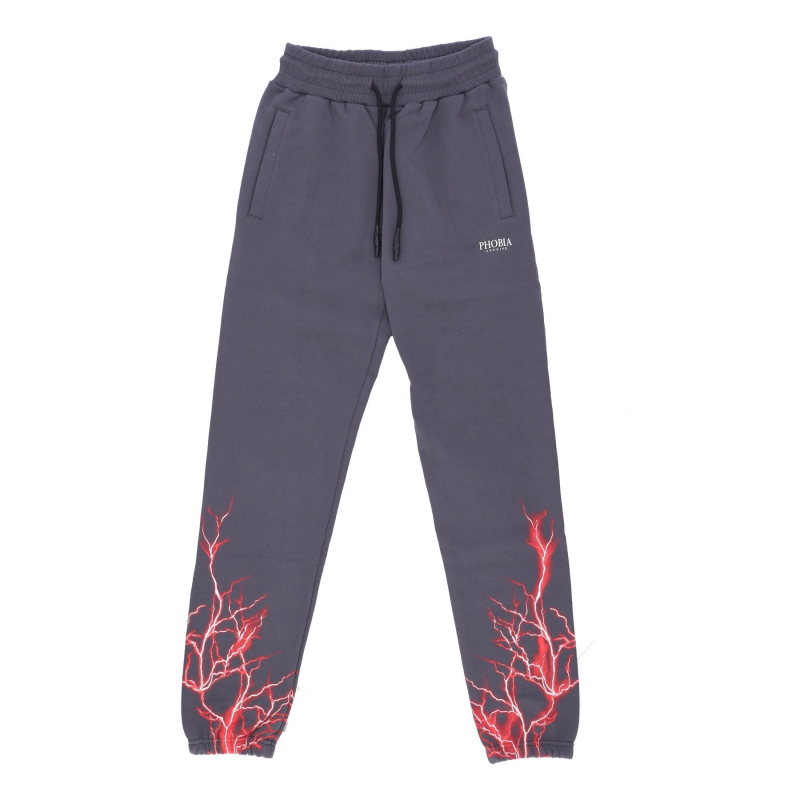 Leichte Trainingshose Herren Lightning Pants Grau/Rot