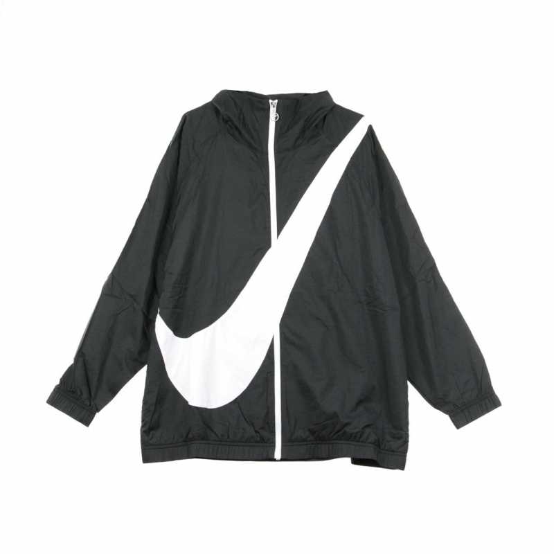 Damen-Windbreaker W Swoosh Jkt Wvn Cb Schwarz/Schwarz/WeiB