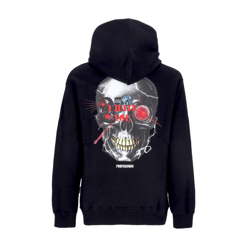 Terminator-Hoodie fur Herren in Schwarz