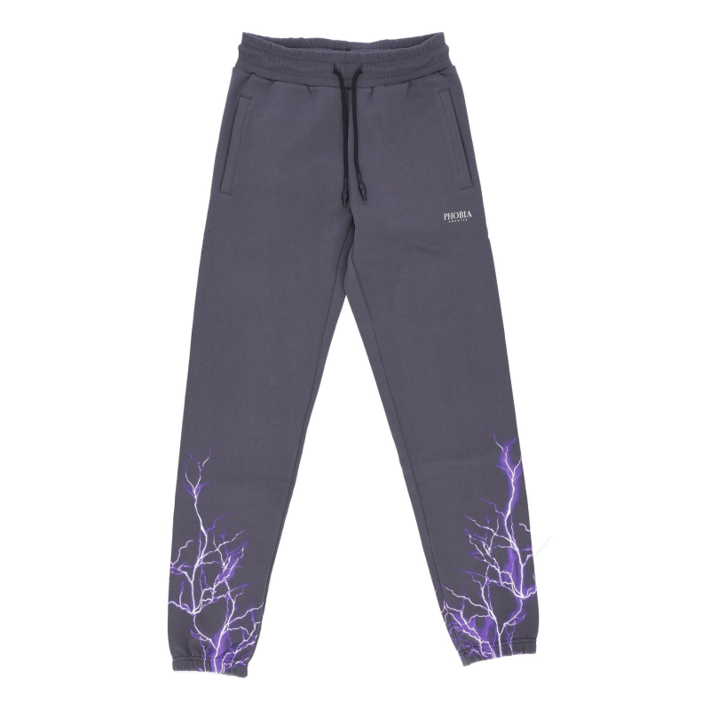 Leichte Trainingshose Herren Lightning Pants Grau/Lila