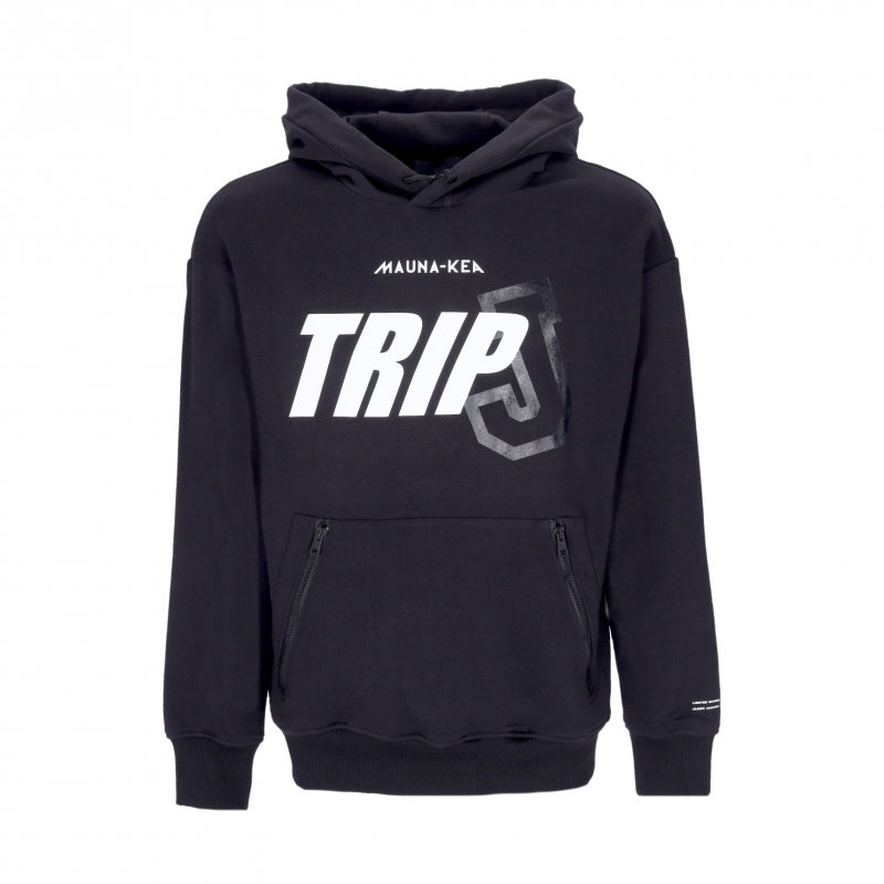 Leichtes Herren-Kapuzenpullover Basic Hoodie X Triple J Schwarz