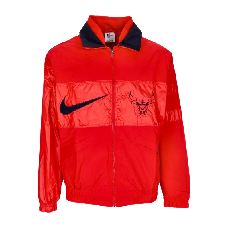 Herren-Trainingsjacke NBA Courtside Lightweight Jacket Chibul University Rot/Schwarz