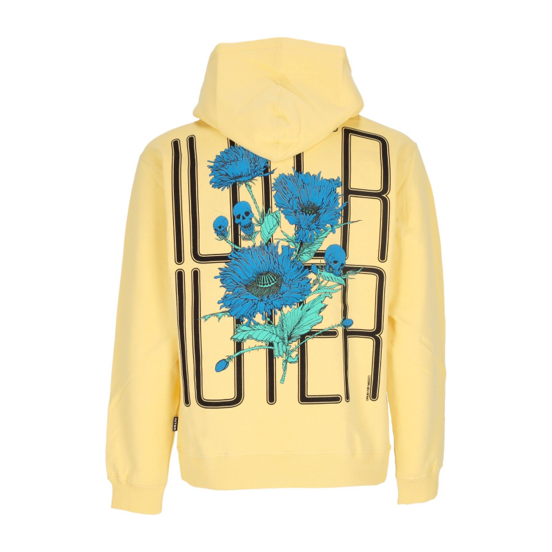 Leichter Herren-Hoodie Spine Skulls Hoodie Kanariengelb