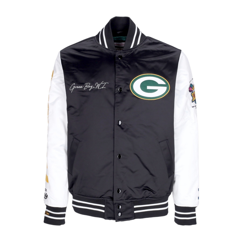 Herren Bomberjacke Nfl Team Origins Varsity Satin Jacket Grepac