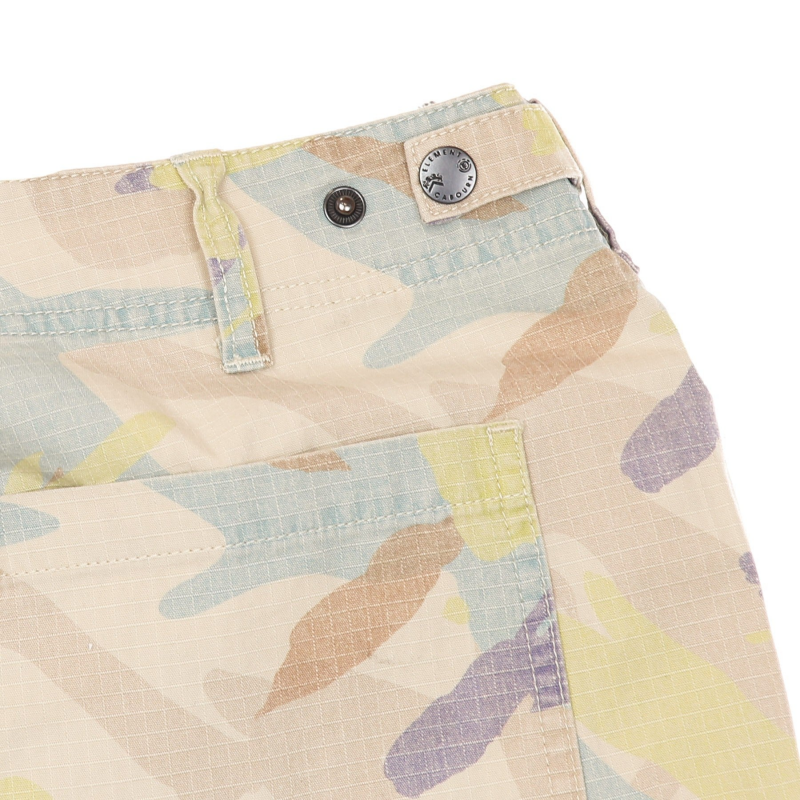 Kurze Herrenhose Cabourn Overall Shorts Abstract Camo