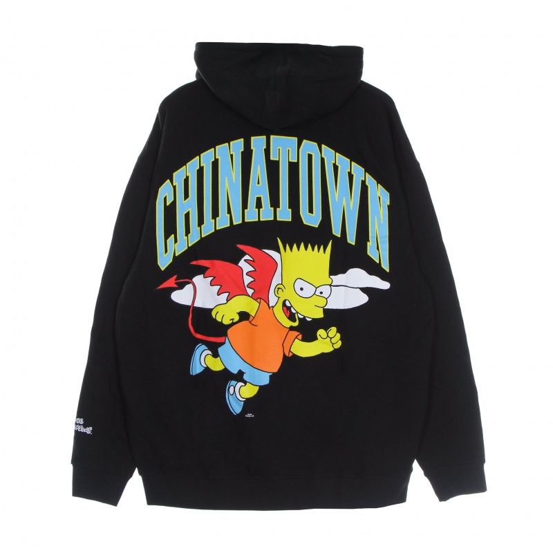 Herren Kapuzenpullover Devil Arc Hoodie X Die Simpsons Schwarz