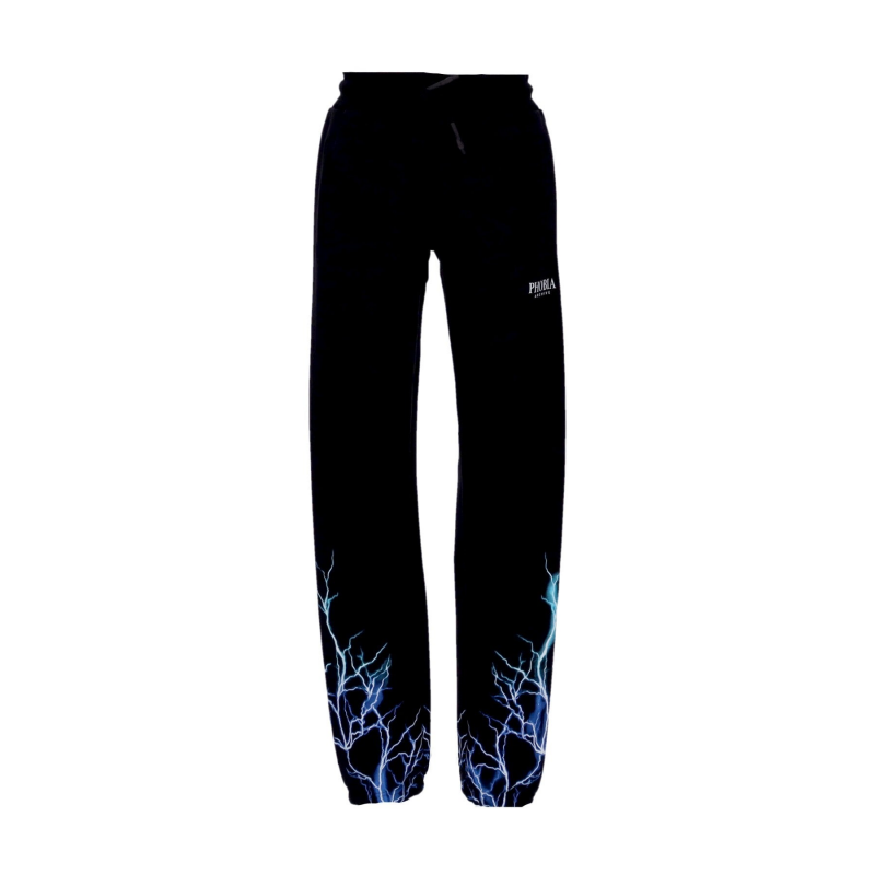 Leichte Herren-Trainingshose Lightning Pants Schwarz/Blau/Hellblau