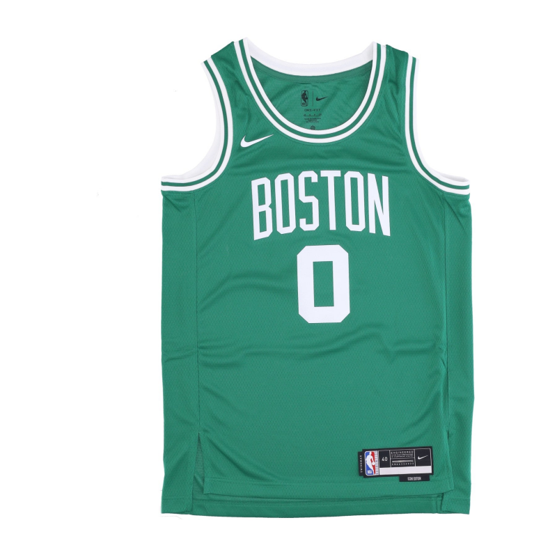 Herren-Basketball-Tanktop Nba Dri-fit Swingman Jersey Icn 22 Nr. 0 Jayson Tatum Boscel Clover