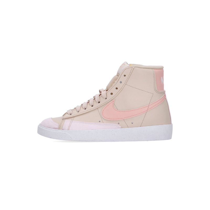W Blazer Mid 77 Next Nature Damen-High-Schuh Sanddrift/Arctic Orange/Light Soft Pink