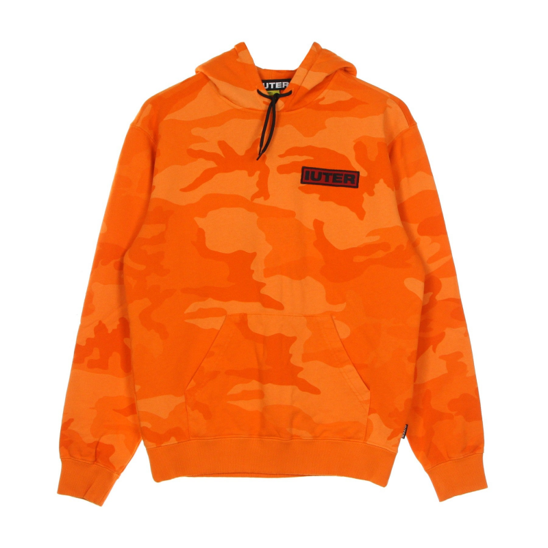 Leichtes Herren-Sweatshirt mit Kapuze Struggle Camo Hoodie Orange