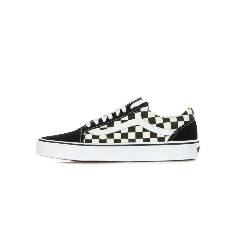 Old Skool Herren-Halbschuh (Primary Check) Schwarz/WeiB