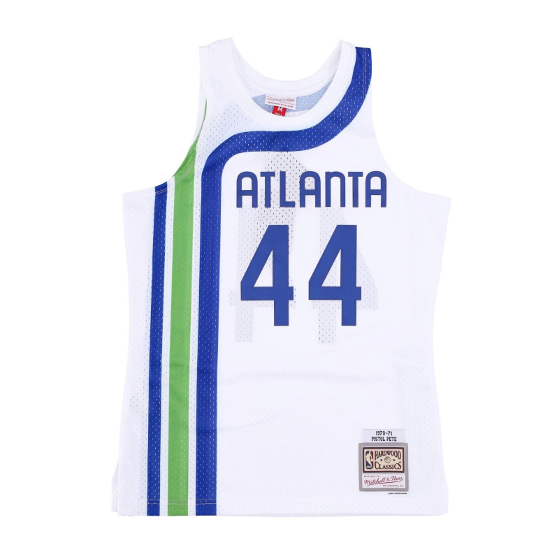 Herren-Basketball-Tanktop Nba Swingman Jersey Hardwood Classics Nr. 44 Pete Maravich 1970–71 Atlhaw