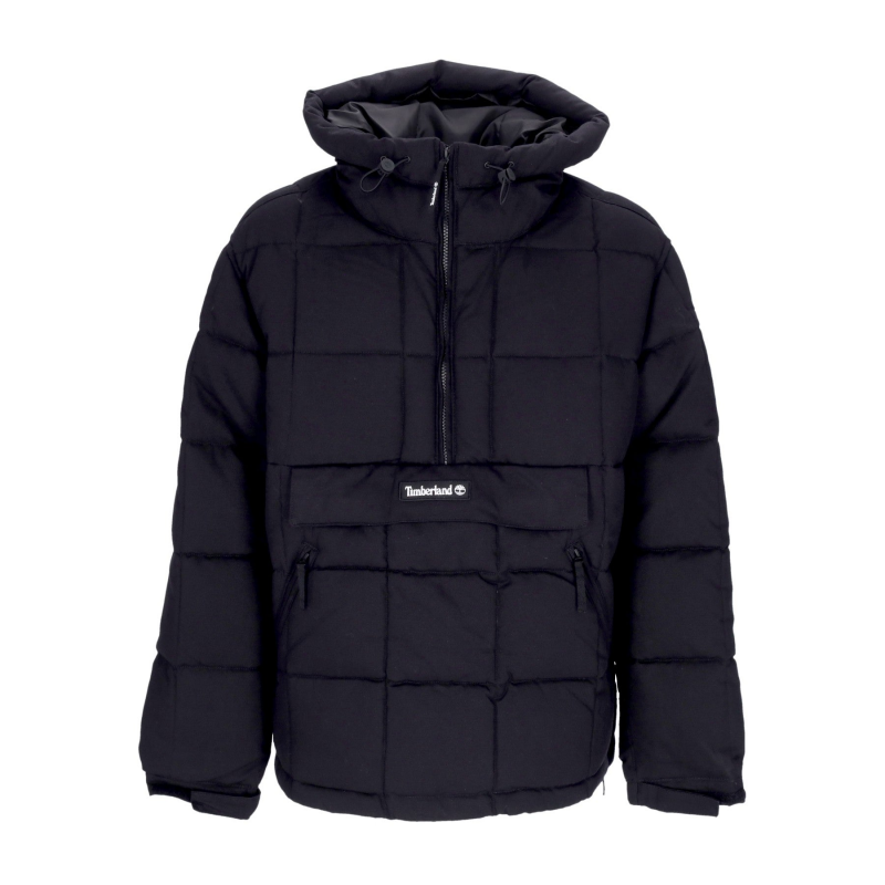 Anorak Herren Puffer Anorak Schwarze Daunenjacke