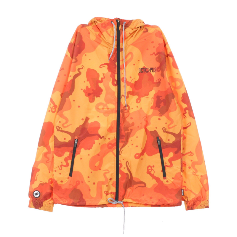 Herren Camo Windjacke Orange Windjacke