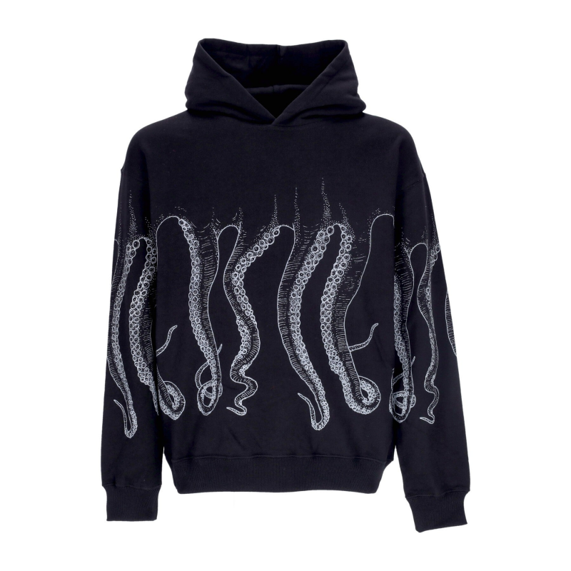 Outline Hoodie Schwarzes leichtes Herren-Sweatshirt mit Kapuze