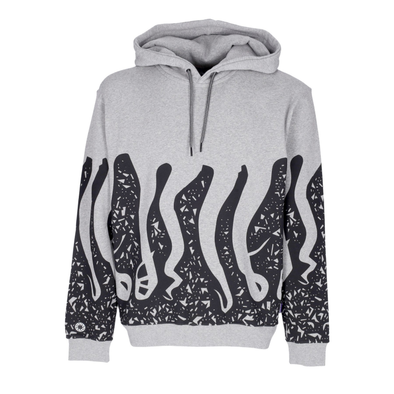 Herren Hoodie Stamp Hoodie Hellgrau