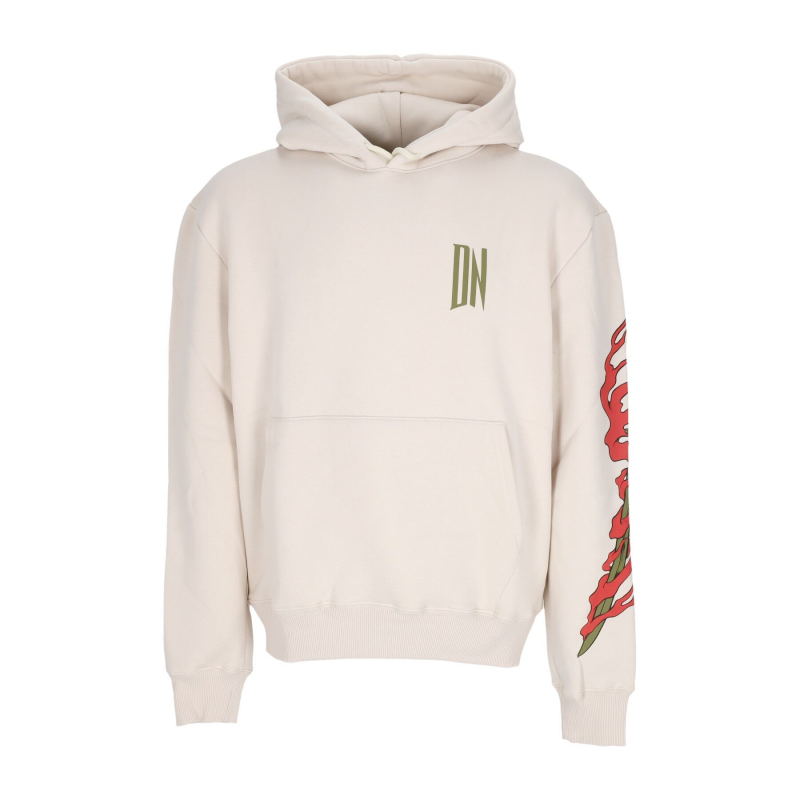 Ryu Dragon Hoodie Beige Herren Kapuzenpullover