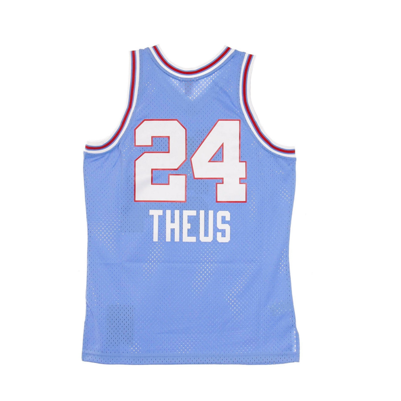 Herren-Basketball-Tanktop Nba Swingman Jersey Hardwood Classics Nr. 24 Reggie Theus 1985–86 Sackin Road Original-Teamfarben