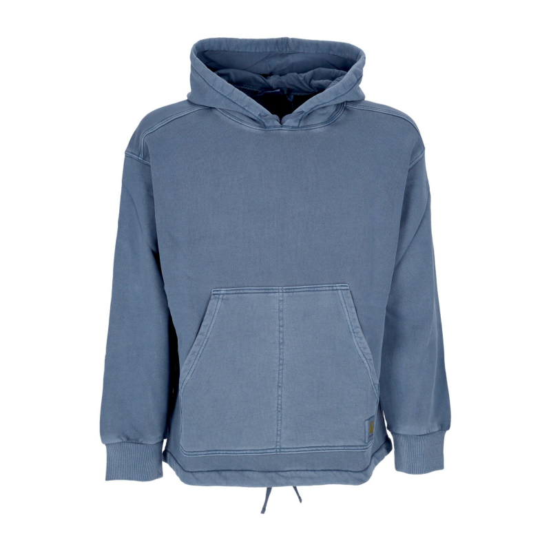 Leichtes Herren-Kapuzen-Sweatshirt mit Kapuze, Arling-Sweatshirt, sturmblau, stuckgefarbt