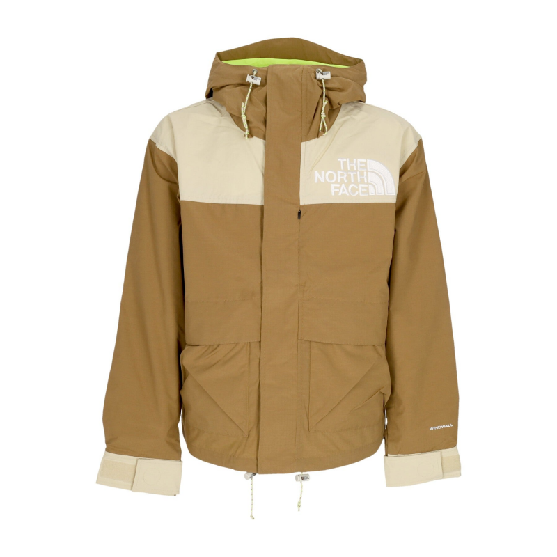 Herren-Windbreaker 86 Low-Fi Hi-tek Mountain Jacket Utility Braun/Kies