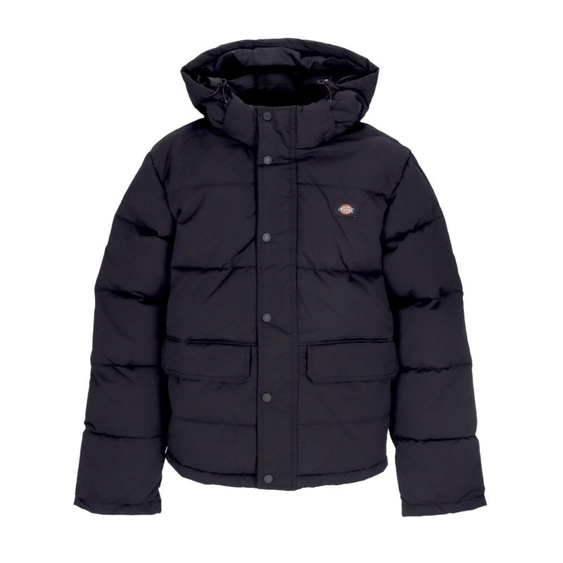 Glacier View Puffer Herren-Daunenjacke Schwarz