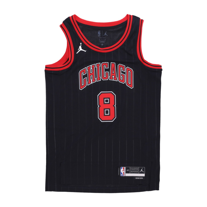 Herren-Basketball-Tanktop NBA Statement Edition 22 Dri-Fit Swingman-Trikot Nr. 8 Zach Lavine Chibul
