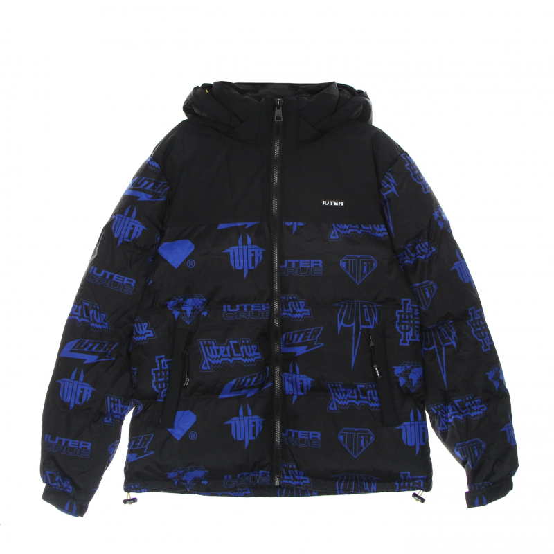 Horns Allover Puff Jacket Herren Daunenjacke Schwarz