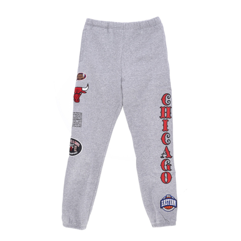 Fleece-Trainingshose fur Herren, Nba Team Origins Fleece-Hose, Hardwood Classics, Chibul Grey Heather