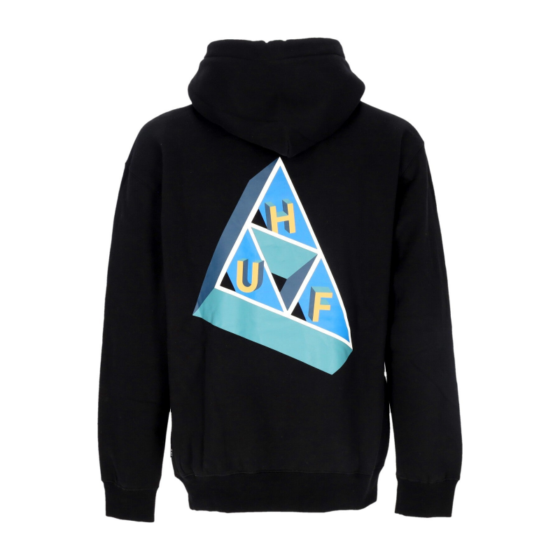Herren-Hoodie Based Triple Triangle Po Hoodie Schwarz