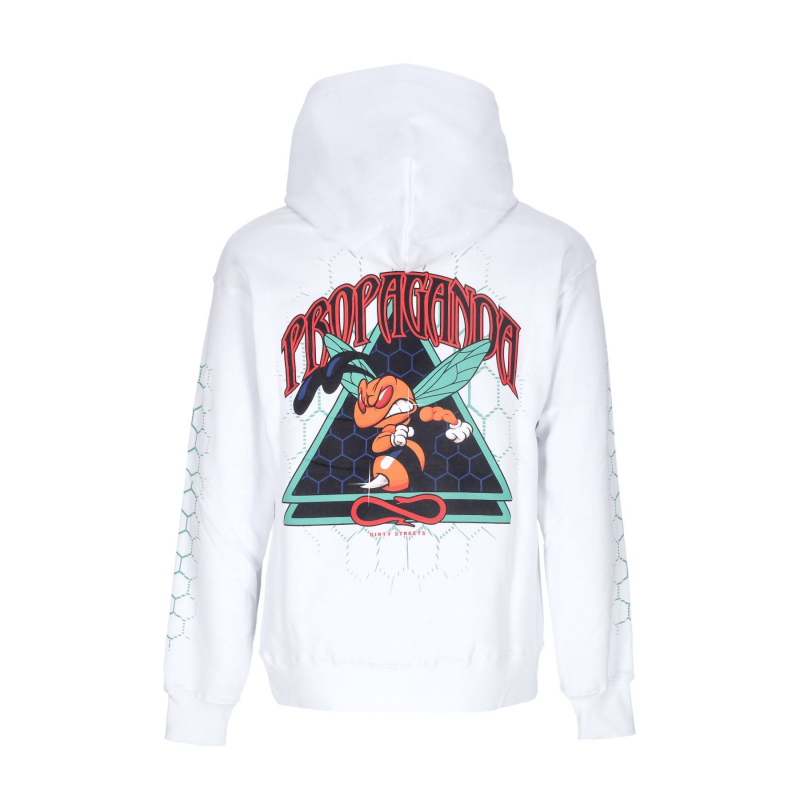 Herren Triangle Sting Hoodie WeiB