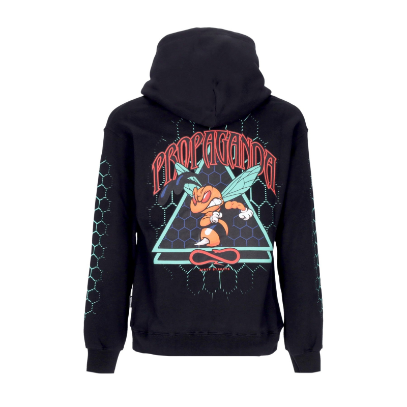 Herren Triangle Sting Hoodie Schwarz