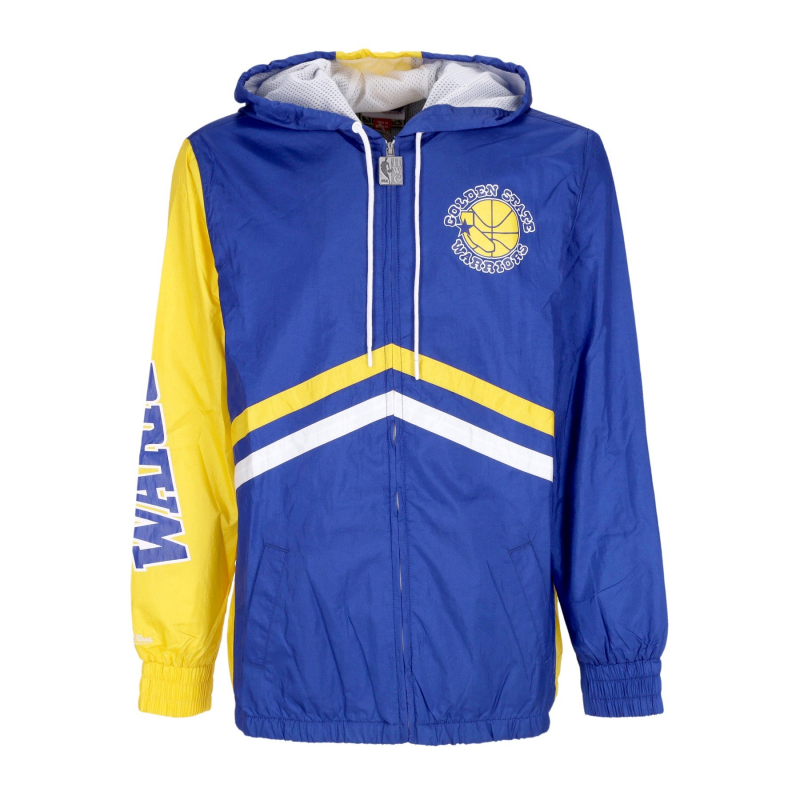 Herren-Windjacke NBA Undeniable Full Zip Windbreaker Hardwood Classics Golwar Royal