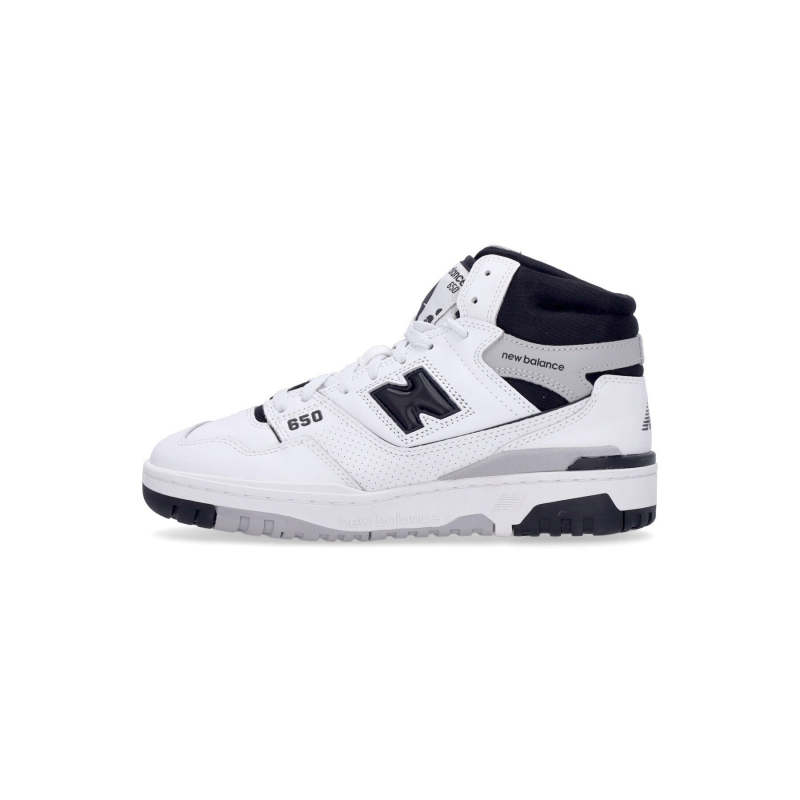 Hoher Herrenschuh 650 WeiB/Schwarz