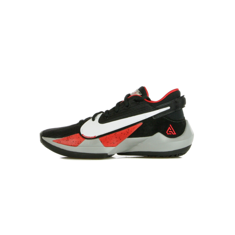 Herren-Basketballschuh Zoom Freak 2 Schwarz/WeiB/Universitatsrot