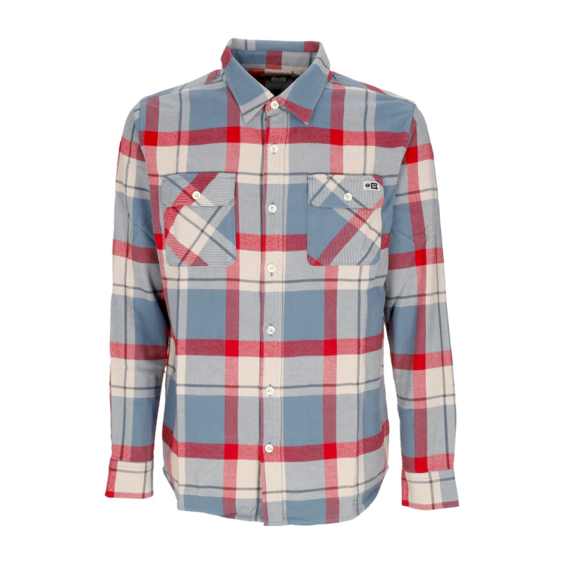 Dawn Patrol Herren-Langarmhemd, Flanell, Schiefer