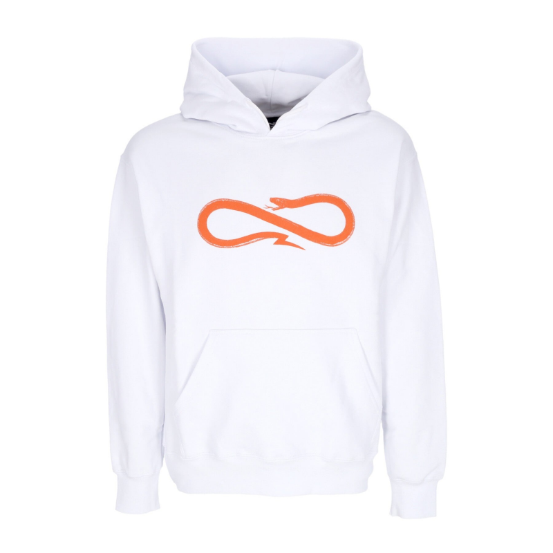 Leichtes Herren-Sweatshirt mit Kapuze und Logo-Hoodie in WeiB