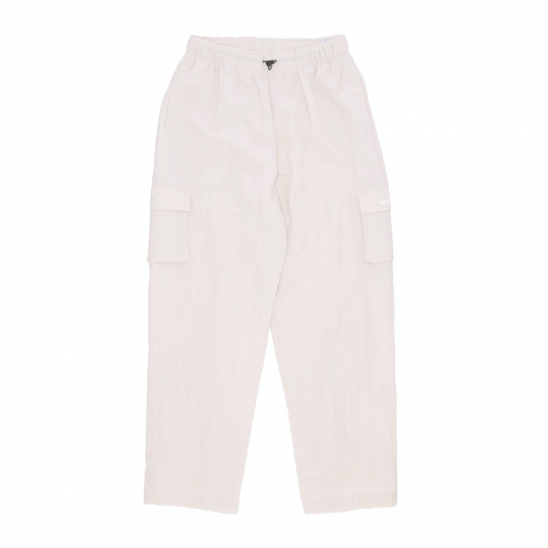 Damen-Trainingshose W Sportswear Essential Woven High-rise Pant Cargo Lt Orewood Brn/sail